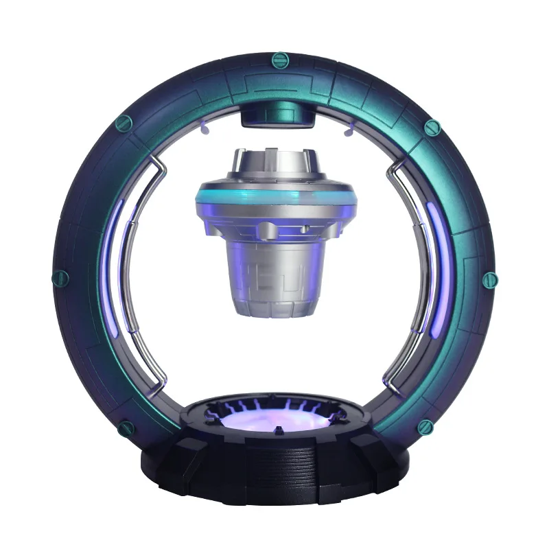 

RGB Luminous Wireless Bluetooth Speaker Magnetic Suspension Portable TWS Series 3D Stereo Subwoofer Home Theater Music Speaker
