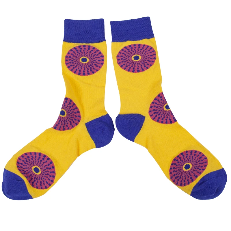 

4 Pairs/pack Women Socks African Print Striped Lattice Design Colorful Soft Socks Leisure Skateboard Socks Funny Gift Wyb542
