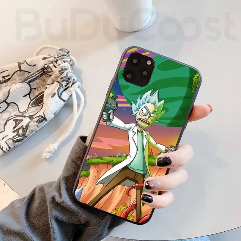 

Comie Morty Funny Rick Phone Case For Iphone 12 Pro Max 11 Pro XS MAX 8 7 6 6S Plus X 5S SE 2020 XR Case