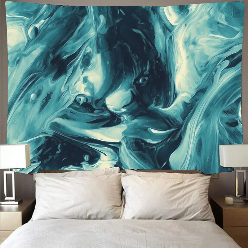 Загадочный разноцветный разукрашеный тканевые обои Большой wall art