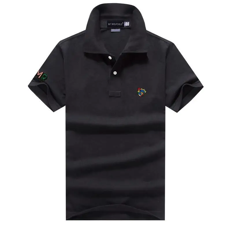 100% хлопок 2020 летние Дизайнерские мужские рубашки-поло с коротким рукавом