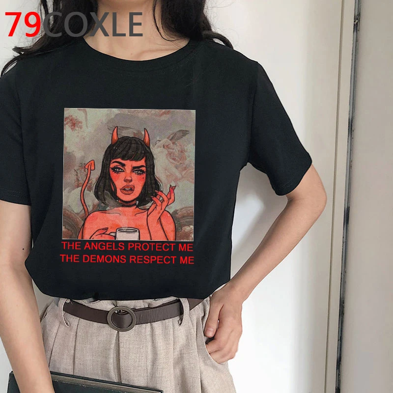 Новая сатана футболка демон смерти страшный дьявол хип хоп Satanism Grim Reaper Evil