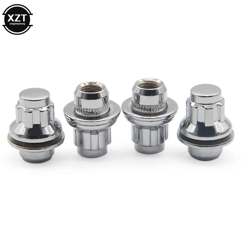 Автомобильный хромированный Противоугонный винт для колеса болт с фиксатором