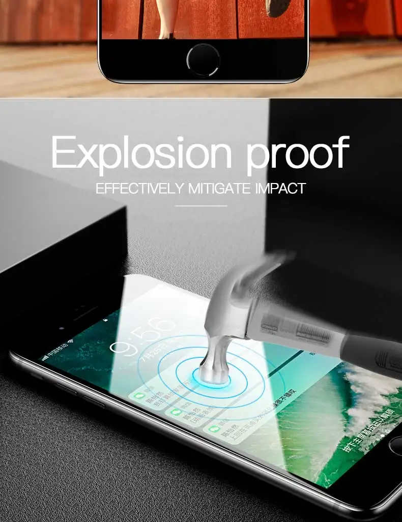 15D защитное стекло с закругленными краями для iPhone X XS Max XR 7 8 закаленное защитное стекло для экрана на iPhone 6 6S 7 8 Plus стеклянная пленка