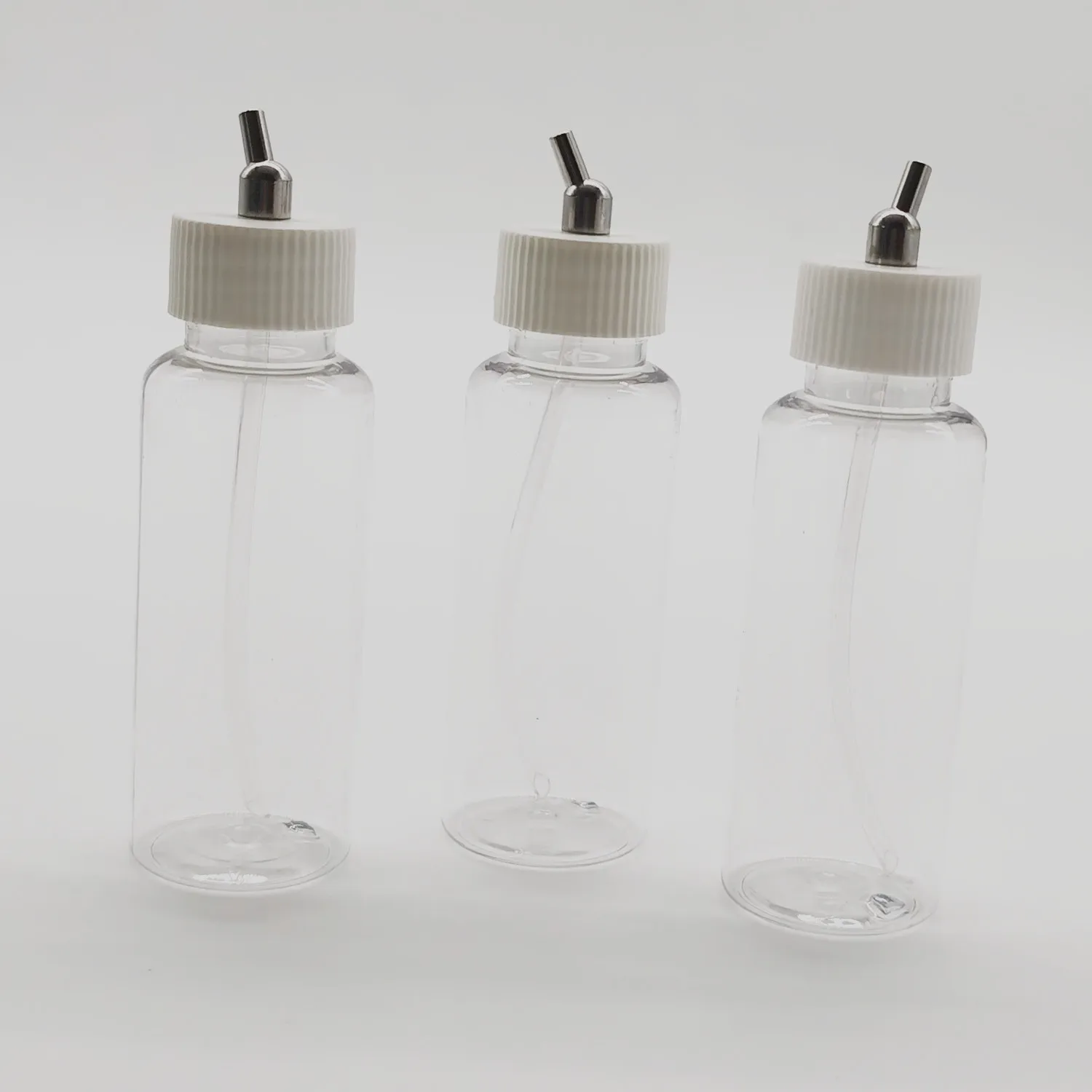 Бесплатная доставка 3 шт./лот пластиковые бутылки для аэрографа 100 см3 пигментная