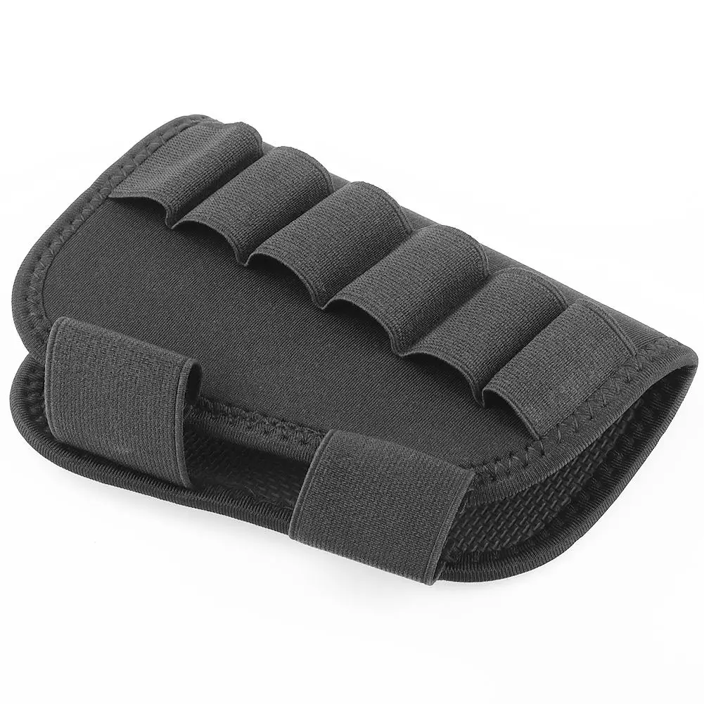 

Portable Adjustable Tactical Butt Stock Rifle Cheek Rest Pouch Bullet Bag 6pcs Loading Stock Gun Accessories