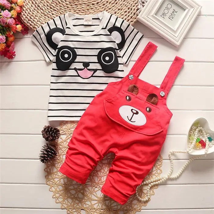 BibiCola Baby Boys Clothes Set 2020 New Summer Newborn Clothing T Shirt +Shorts Pant 2PCS/Set Kids Tracksuit | Детская одежда и