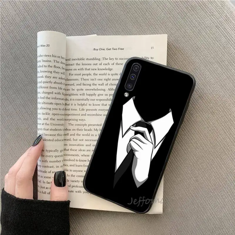 

Suit male lion shirt Phone Case For Samsung galaxy S note 7 8 9 10 20 fe edge A 6 10 20 30 50 51 70 lite plus Soft Silicone