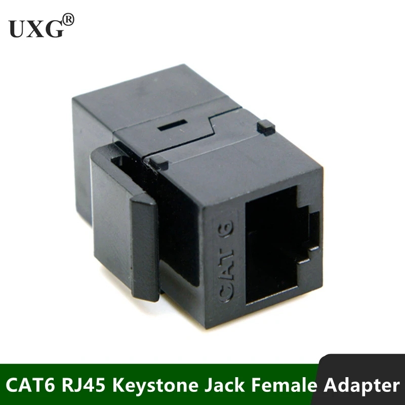 Разъем CAT6 RJ45 Keystone Jack Розетка соединитель вставка защелкивающийся разъем