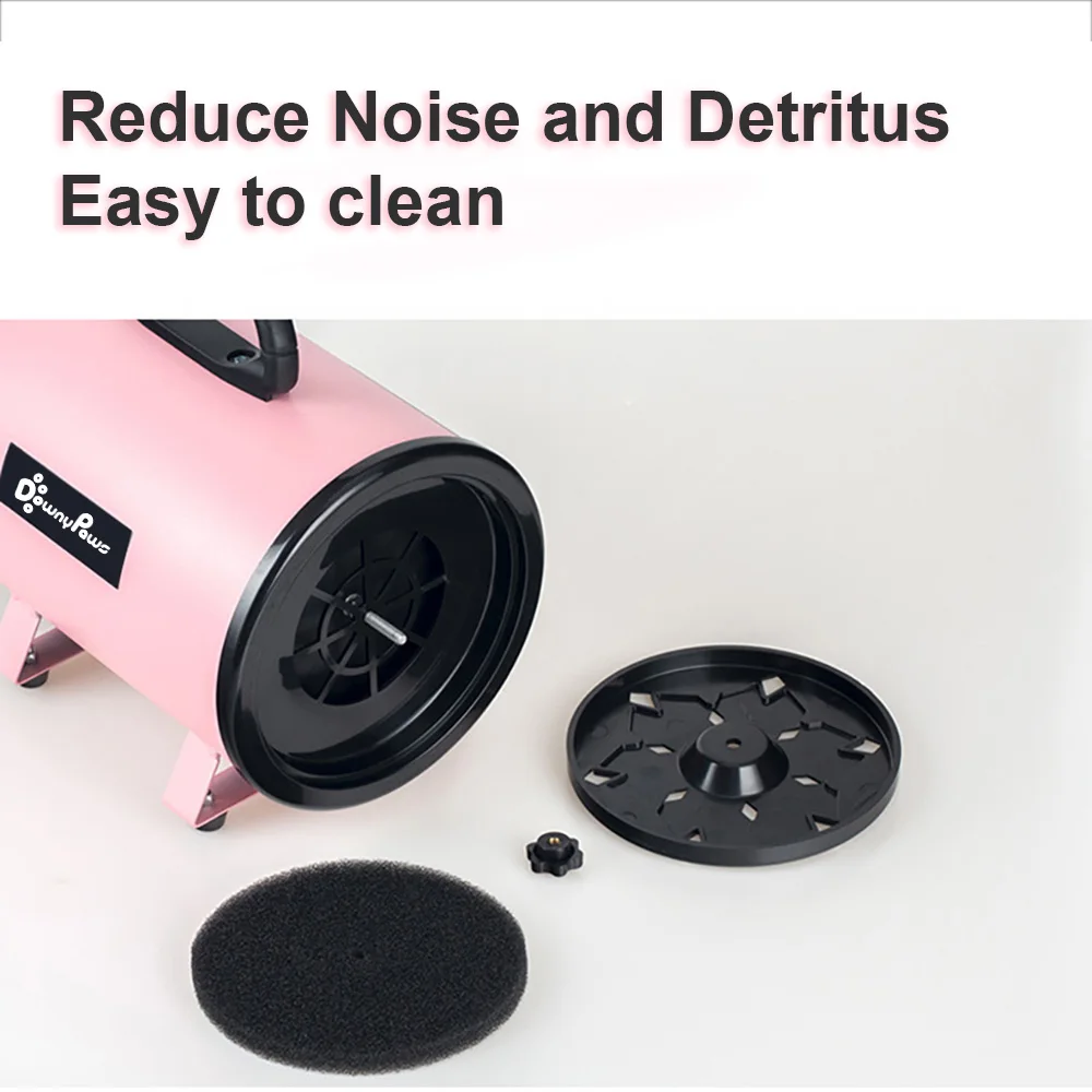 Secador de pelo con aire c&aacute;lido para perros y gatos, soplador con potencia para aseo r&aacute;pido de mascotas peque&ntilde;as, medianas y grandes, 2800W-3