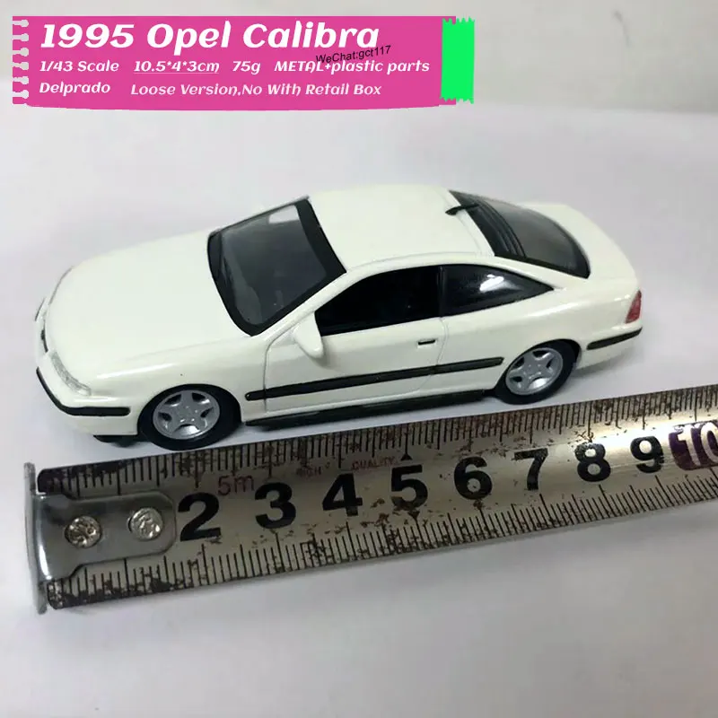 Delprado 1/43 Масштаб Модель автомобиля игрушки 1995 Opel Calibra литой металл модель игрушка