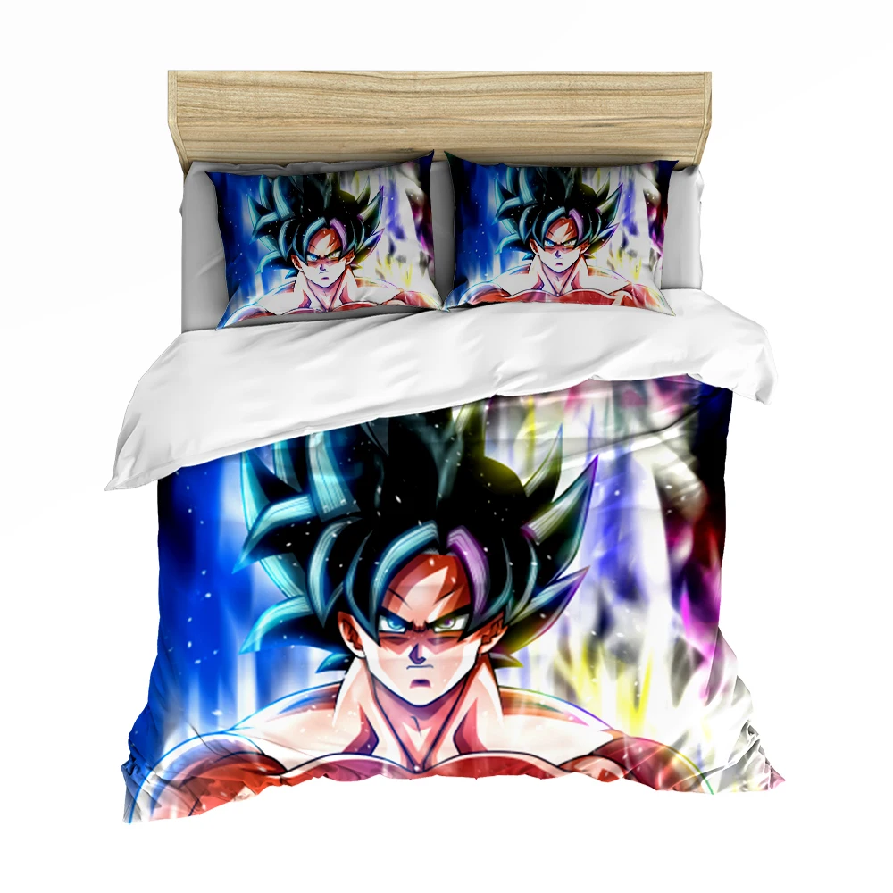 Мультфильм Dragon Ball постельные принадлежности для мальчиков Спальня микрофибра