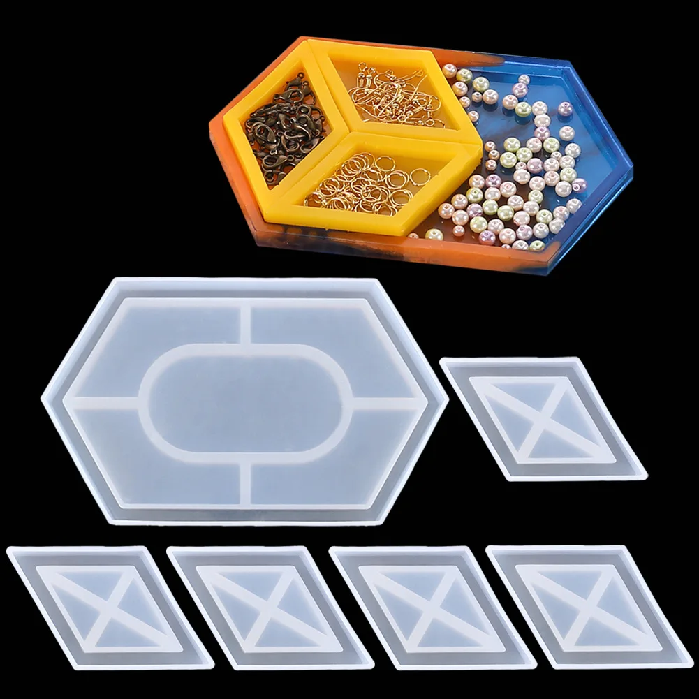 

New Round/Square/Hexagon Coaster Silicone Mold Candy Chocolate Ice Cream Molds Clay Soap Epoxy Mould Fashion Decoration Tools