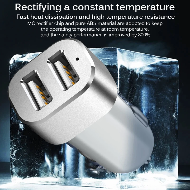 Адаптер для автомобильного прикуривателя 4.8A телефон зарядка прикуриватель USB