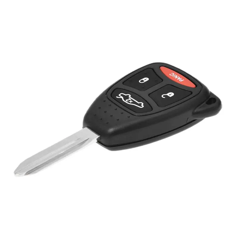 

4 Button Replacement Remote Key Fob Case Shell Keychain For Chrysler Jeep Dodge