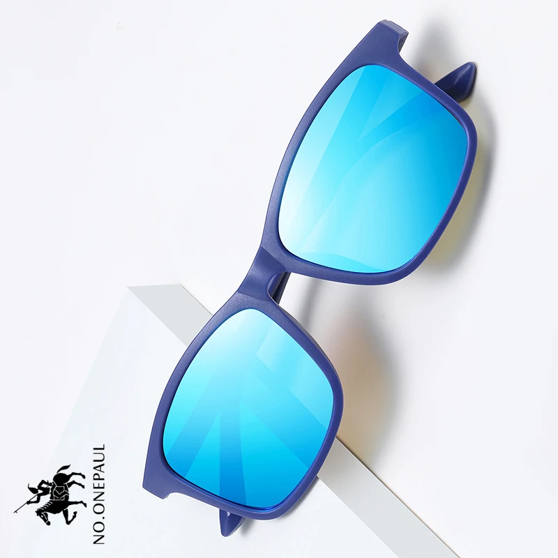 

Женские и мужские водительские очки NO.ONEPAUL, черные солнцезащитные очки квадратной формы, с поляризацией, в винтажном стиле, лето