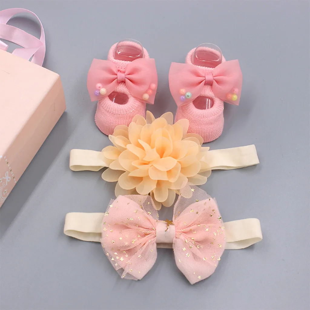 Новая модная детская лента для волос противоскользящая обувь девочек