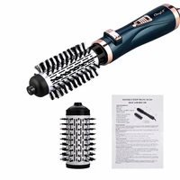 2 in 1 ceramic electric automatic rotating hair dryer brush curler blow dryer volumizer straightener hair curl brush comb styler