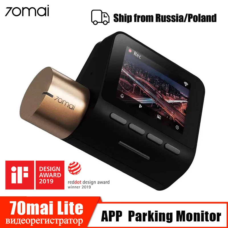 70mai Dash Cam Lite Wifi gps модуль скорость 70 Mai Dashcam Автомобильный видеорегистратор камера