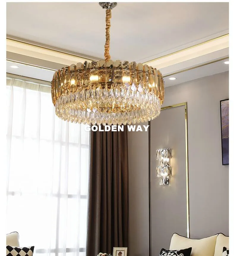 Бесплатная доставка современная люстра освещение для гостиной круглая столовая