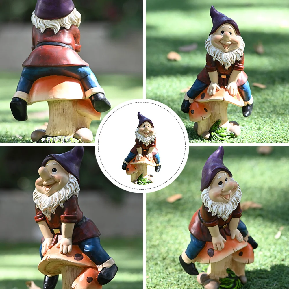 

1pc Gargen Figurine Desktop Decorative Ornament Garden Statue Decoration