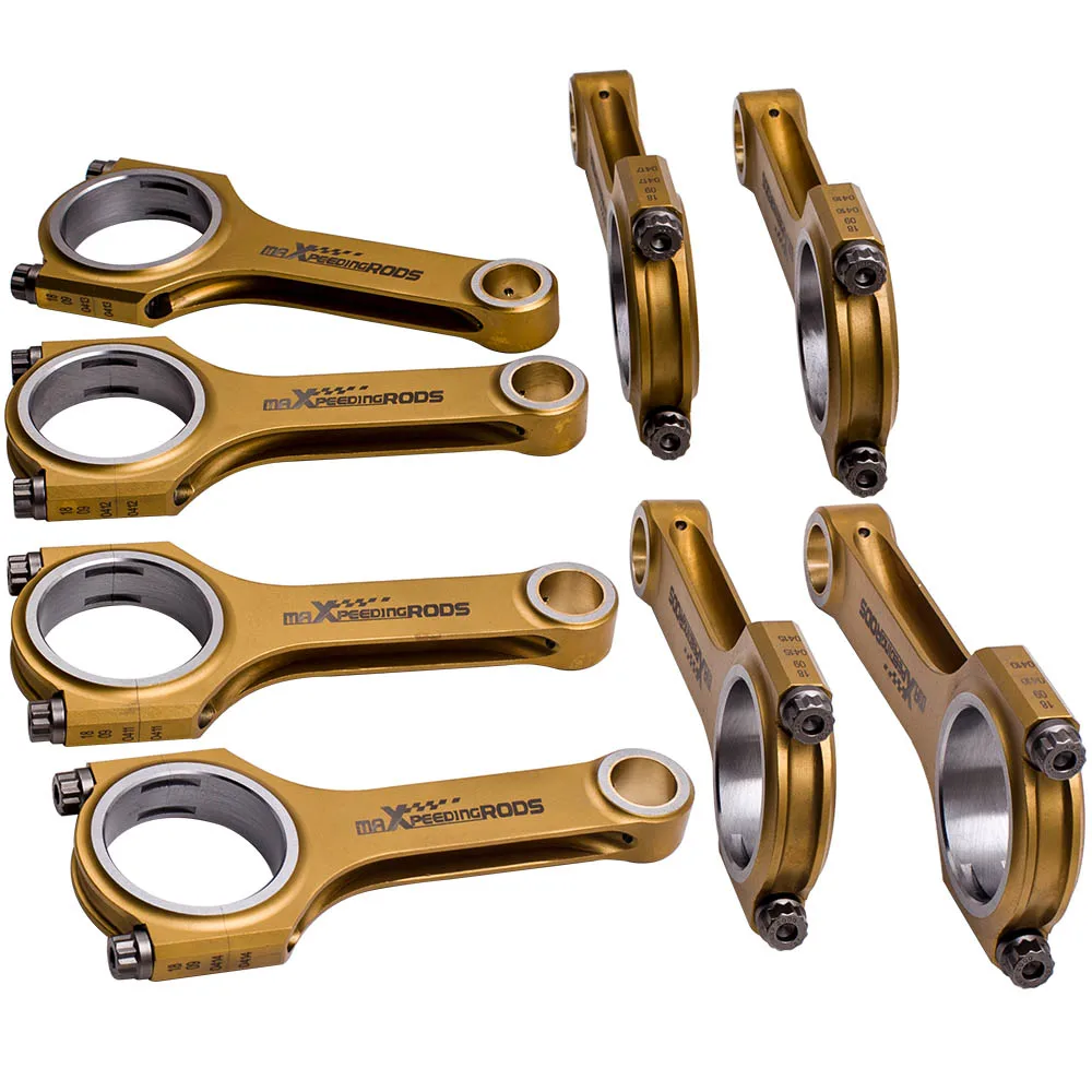 

MaXpeedingrods Titanizing 4340 Steel Connecting Rods For Toyota 2UR-GSE 5.0L Engine Conrods & ARP Bolts Shot Peened Bielle