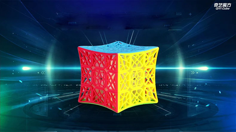 QiYi DNA самолет вогнутый 3x3x3 волшебный куб Cubo Magico платье рельефная игрушка Развивающие игрушки для детей 6 лет рождественские подарки