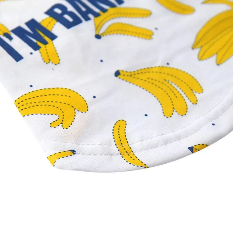 Милая Одежда для собак щенков Тедди футболка с фруктами летняя одежда пудель