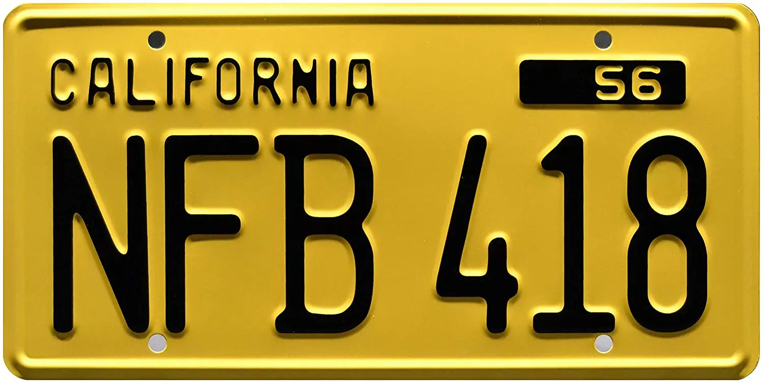 

Celebrity Machines Psycho | NFB 418 | Metal Stamped License Plate