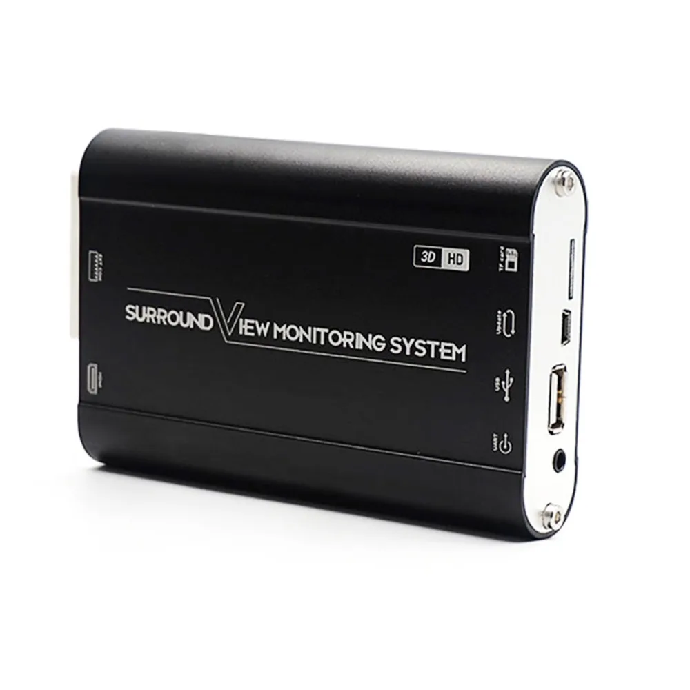 360 3D HD Car Surroundview Monitoring System Bird View System 4 Camera DVR Dash Camera HD 1080P Recorder Parking Monitoring
