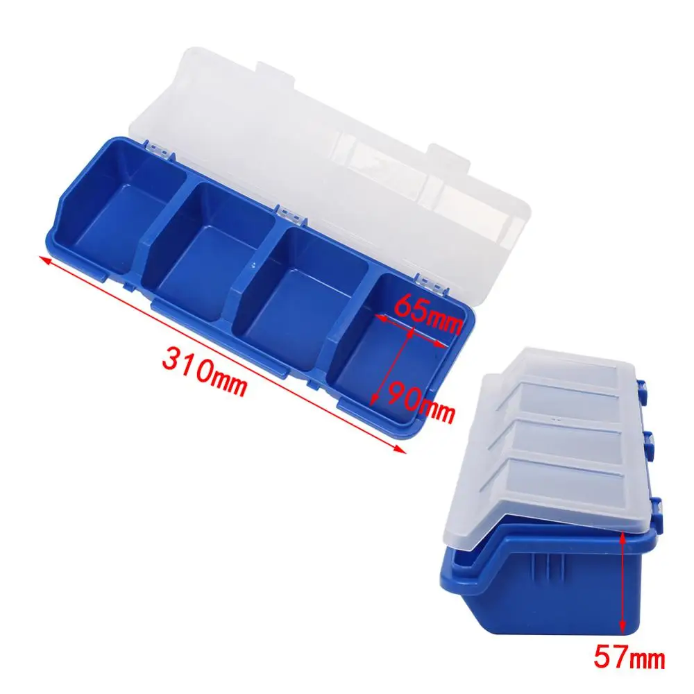 

ToolBox Parts Storage Box Plastic Compartment With Cover Hardware Tool Box Multi-Function Combination Classification Screw Box