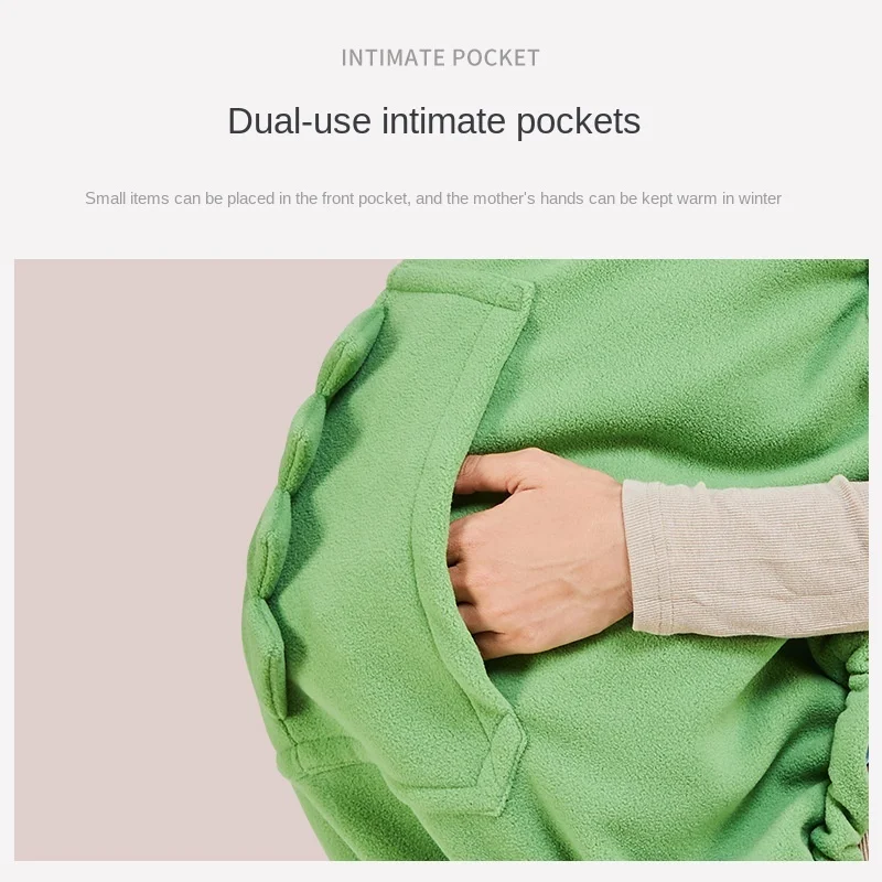 

Baby Carrier Cover Hooded Stretchy Cloak Multifunctional Baby Cartoon Cloak Thicken Newborn Cover Windproof Warm Stroller