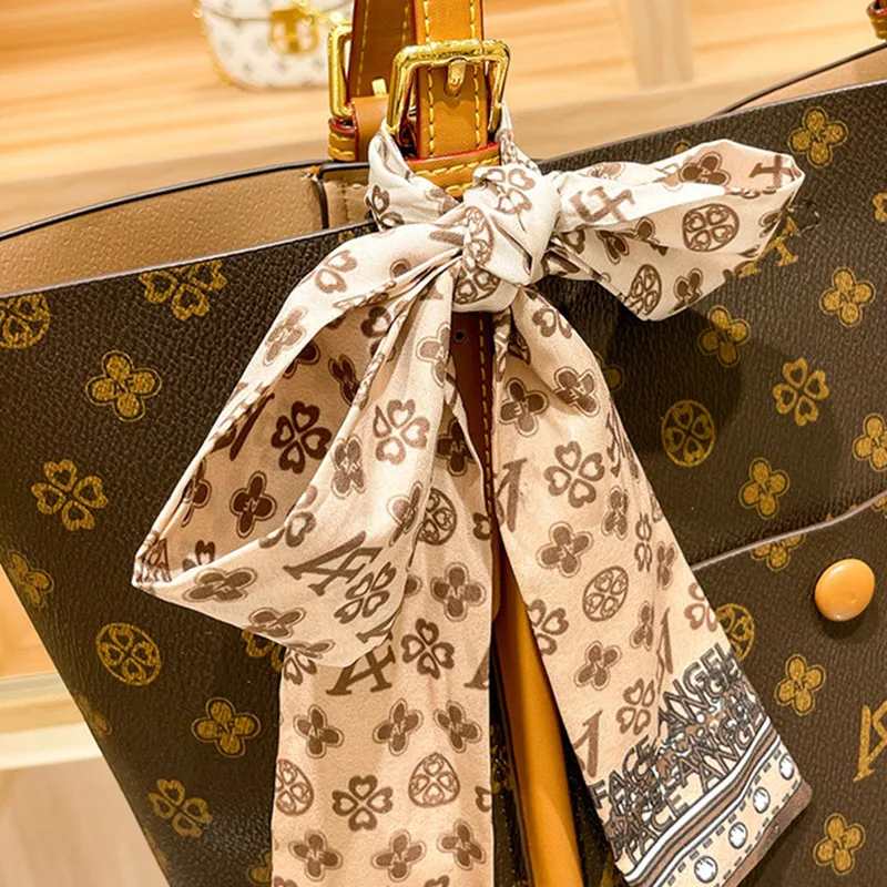 Real Cowhide Large-capacity Composite Bags Women 2021 New Classic All-match Print Underarm Totes Casual Shopping Handbags Gg Cc