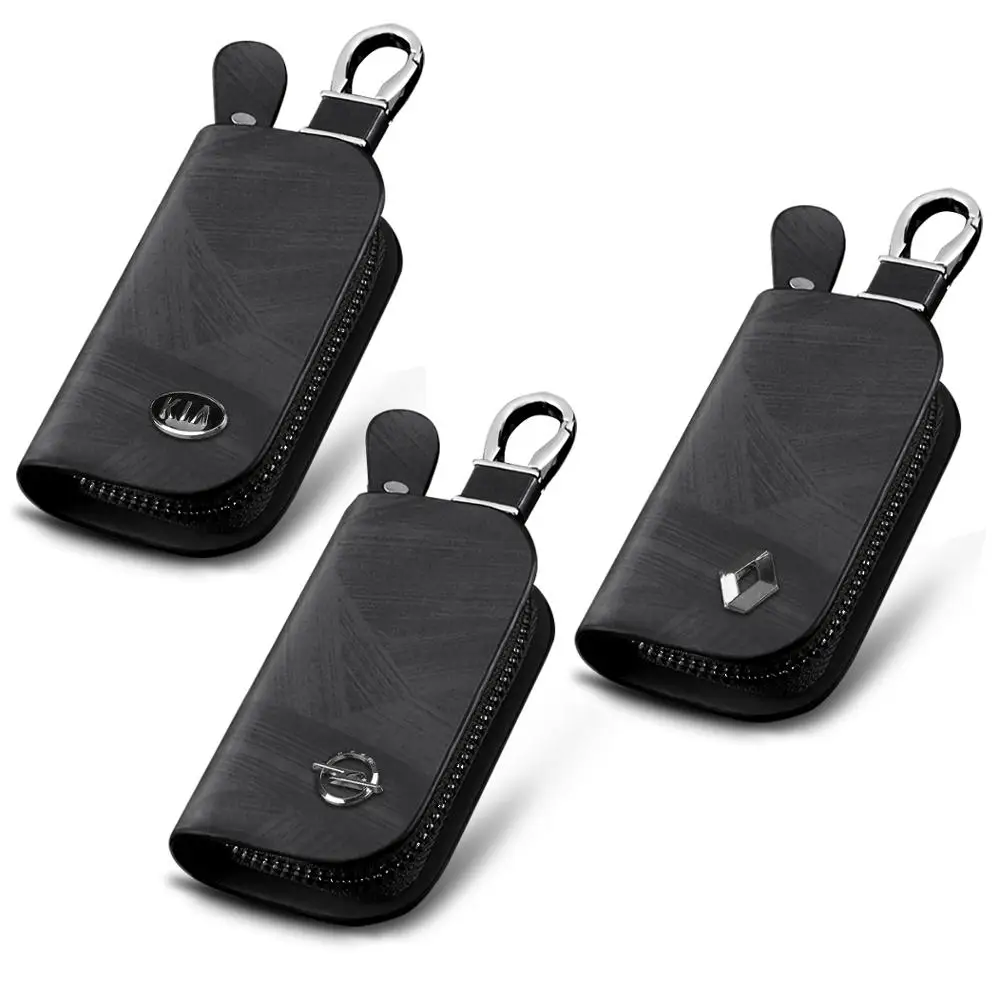 Автомобильный брендовый чехол из натуральной коровьей кожи с отделкой под