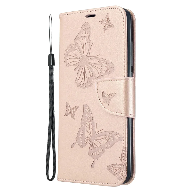 2019 Чехол книжка с бабочкой для Xiao mi Red 8 8A 7 7A NOTE note 8T 10 Pro кожаный чехол кошелек Xiomi CC9