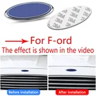 Эмблема для капота автомобиля Ford Focus fiesta f150 ranger, fusion mk2 3 7, 11,5*4,5 см