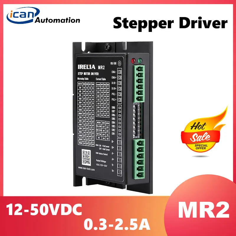Фото Драйвер шагового двигателя ICAN Nema 17 12 50VDC 0 2 2.5A Microstep Driver Драйвер двигателя Драйвер шагового двигателя ICAN Nema 17 12 50VDC 0 2 2.5A Microstep Driver Драйвер двигателя