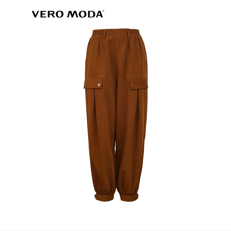 

Vero Moda Women Loose Fit Versatile Elastic Waistband Cargo Capris Pants | 32046J001