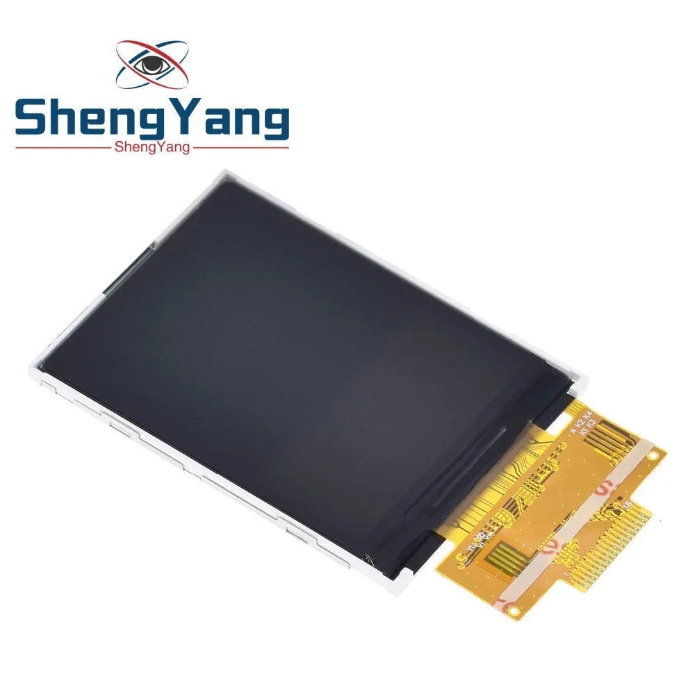 2," 2,4 дюйма 240x320 SPI TFT lcd модуль последовательного порта 5 В/3,3 В PCB адаптер Micro SD карта ILI9341 ЖК-дисплей белый светодиодный для Arduino
