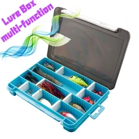 multifunctional fishing tackle box with removable dividers multi grid diy fish bait lure hook storage box fishing storage case