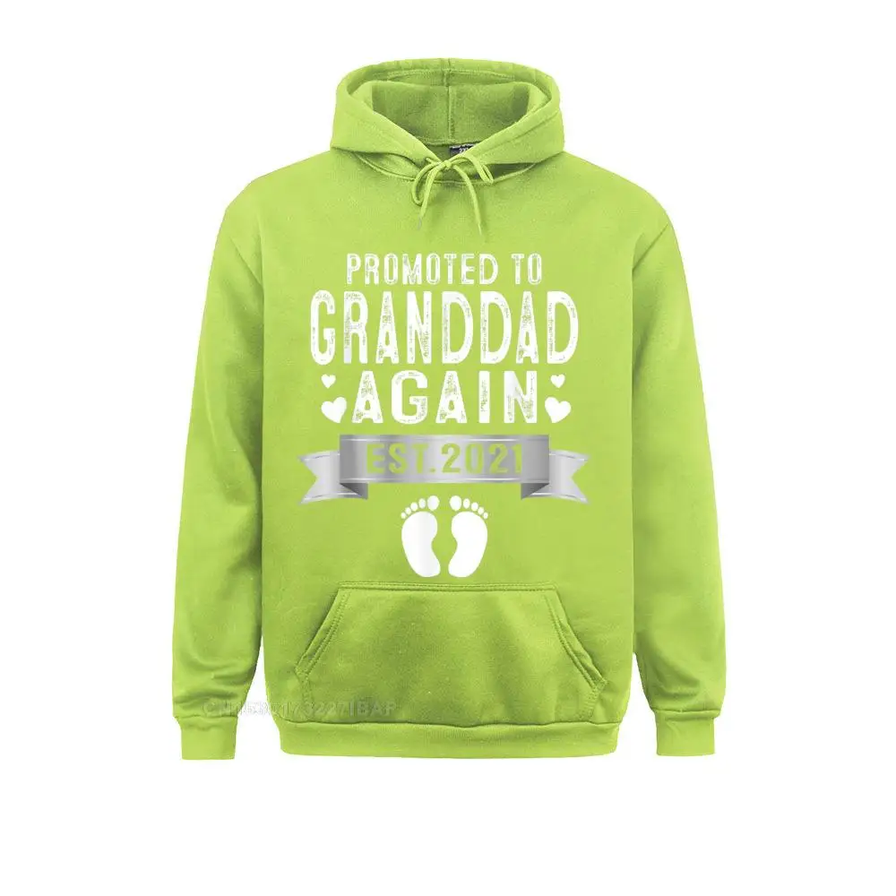 Promoted To Granddad Again Est 2022 Gift Printed On Summer Women Hoodies Printing Sportswears Prevalent Long Sleeve Sweatshirts | Мужская