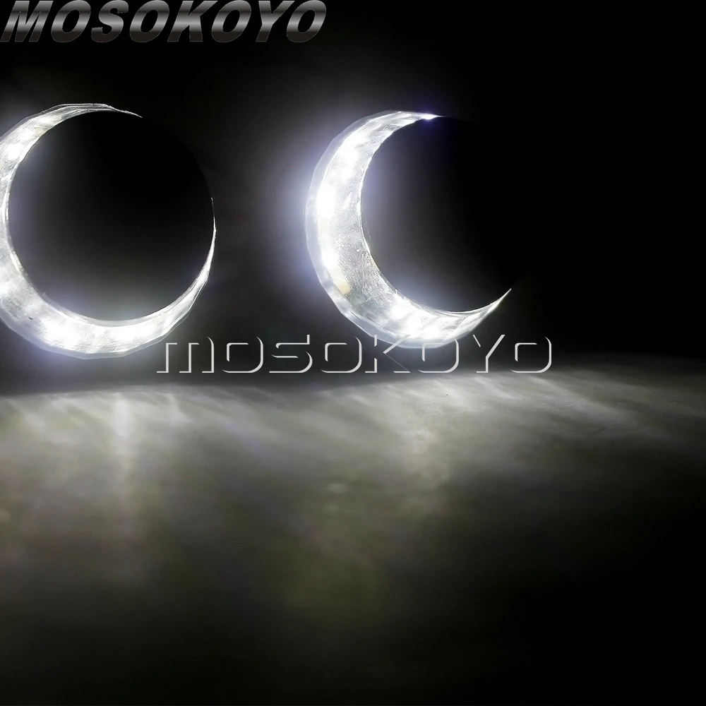 2 шт./пара мотоцикл 7/8 &quotстойку руля световой индикатор для Yamaha Сузуки Кавасаки 22