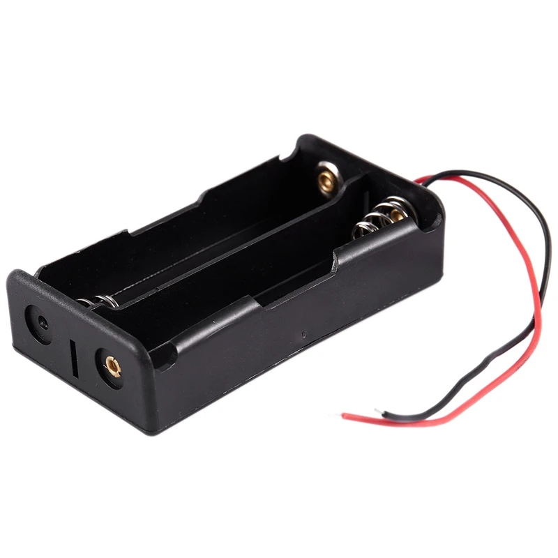 2 шт. черный пластиковый держатель для аккумулятора чехол с проводом 4x18650 14 8 V и 3