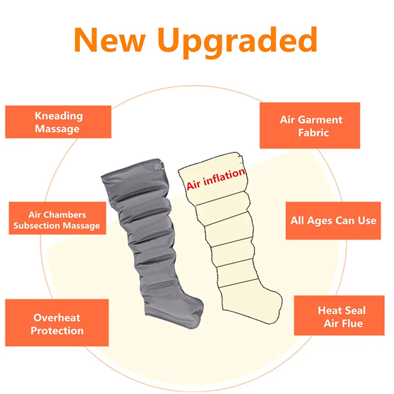 6/4 воздушные камеры компрессионный массажер для ног Вибрационный насос