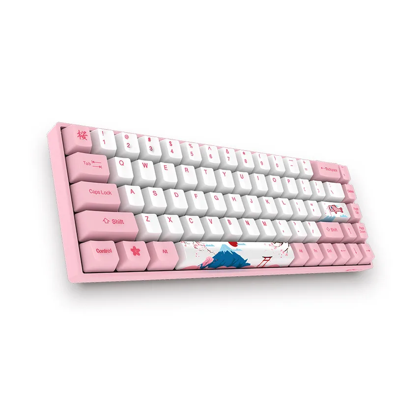 AKKO3068 bluetooth 3 0 USB Проводная клавиатура мирового тур Токио 68 ключи PBT для Akko