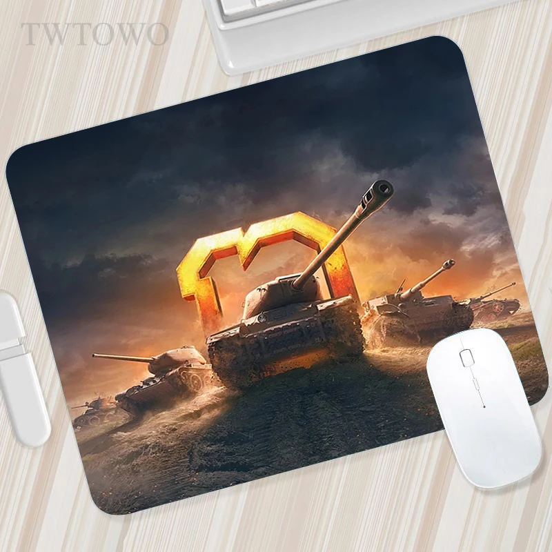 

Mouse Pad Computer Small size Desk Mat Anime kawaii lovely Art Natural Rubber World of Tanks Office Decoration Carpet Mouse Mat