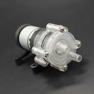 Миниатюрный мембранный Водяной насос, 385, 6-12 В постоянного тока, устойчивый к высоким температурам, 100 градусов по Цельсию, вакуумный насос