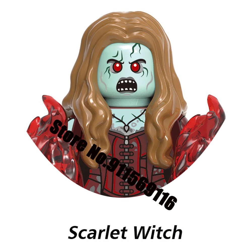 Конструктор What If зомби Disney супергерой Человек-паук Дэдпул Железный человек