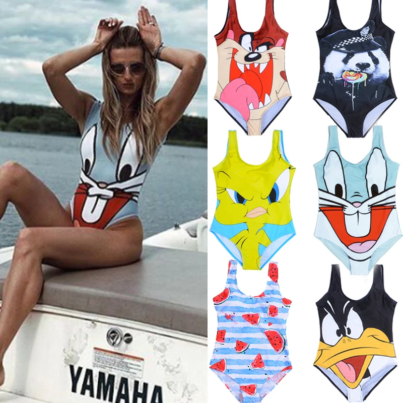 21 стиль сдельный купальник 3D принт женский бикини трикини размера плюс Maillot De Bain