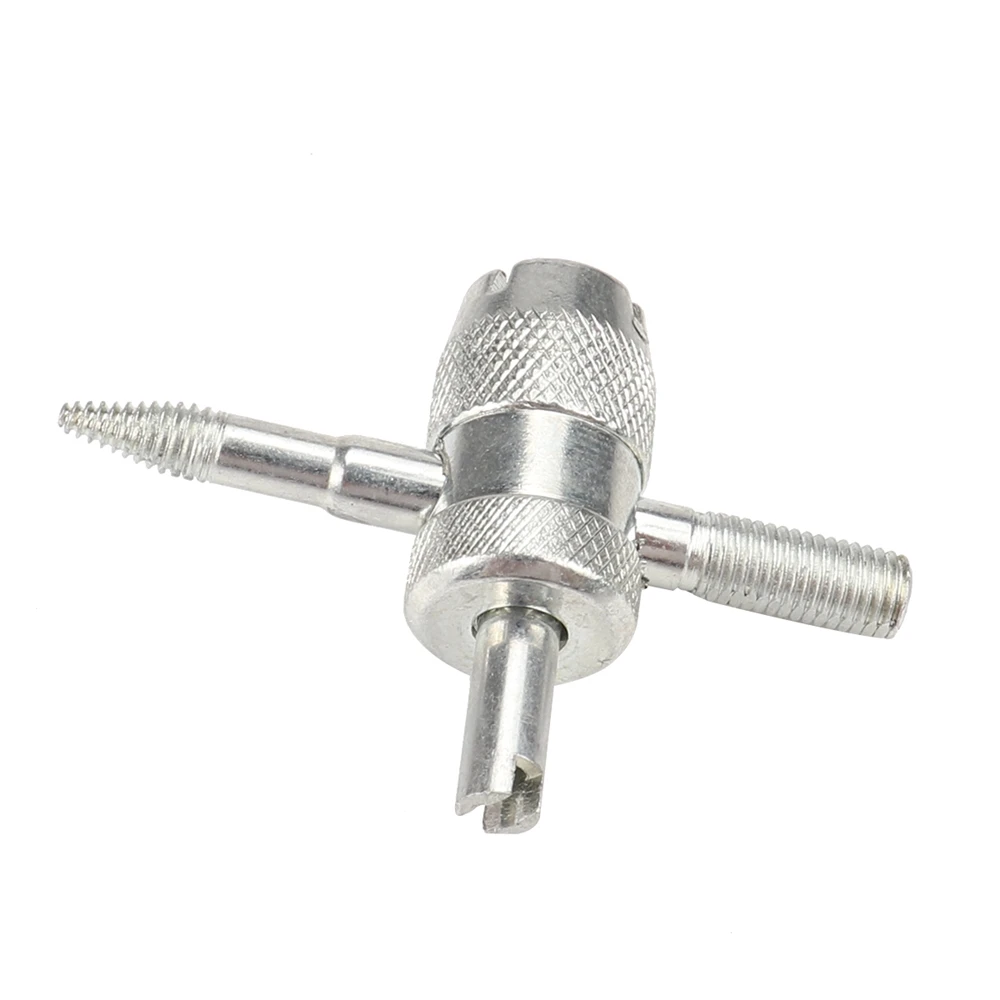 

Tire Valve Repair Tool Set with 20 Pcs Valve Cores 4-Way Valve Tool Dual Single Head Valve Core Remover Tools